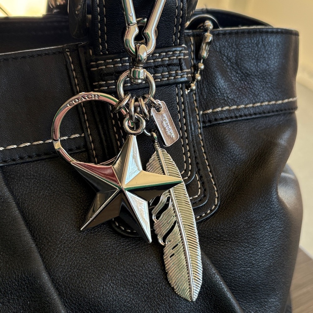 Coach 2017 Star Feather Bag Charm - Picture 9 of 9